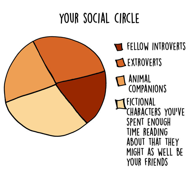 funny introvert graphs