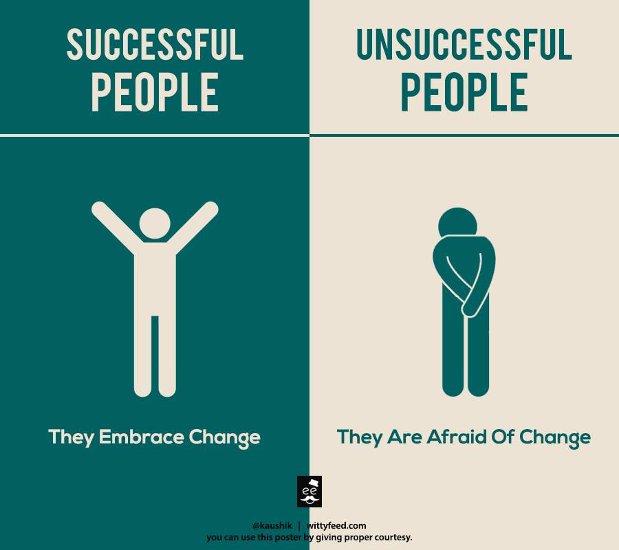 Successful People Embrace Change
