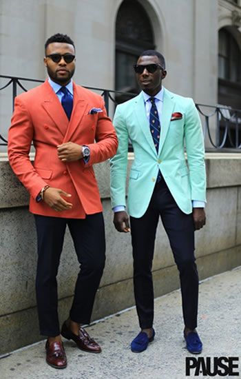 Color block Suit for men
