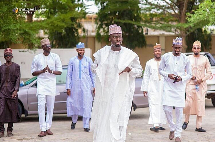 hausa grooms and groomsmen outfit