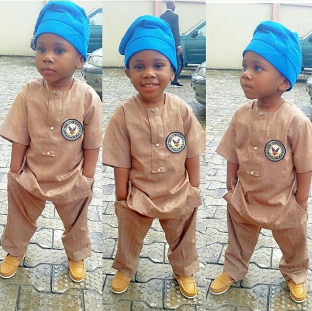 blue and brown senator wear for baby boy